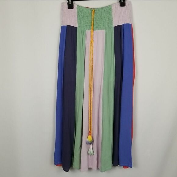 NWT Banjara Put On A Show Striped Midi Maxi Skirt Small - Picture 2 of 8